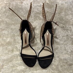Sophia Webster Black and Cream Heels